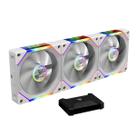 Kit 3 fan 120mm argb gamdias aeolus branco p2-1203u wh