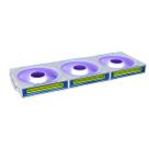 Kit 3 fan 120mm lian li uni fan sl-inf wireless argb branco 12slin1w3w