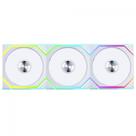 Kit 3 fan 120mm lian li uni fan sl wireless argb branco 12sl1w3w
