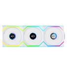 Kit 3 fan 120mm lian li uni fan sl wireless lcd argb branco 12sllcd1w3w