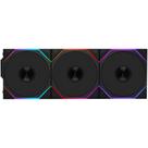 Kit 3 fan 120mm lian li uni fan tl wireless argb preto 12tl1w3b