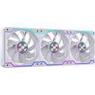 Kit 3 fan 120mm sem fio fortrek twister unifan argb branco 86940
