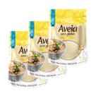 Kit 3 Farinha de Aveia 200g Sem Glúten Leve Croc