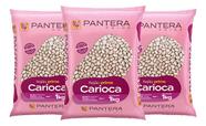 Kit 3 Feijão Carioca Pantera Prime Sem Glúten 3 Kg