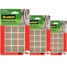 Kit 3 Feltro Adesivo Cadeira Sofa Quadrado SCOTCH 3M 25MM 12U Kit 3 Feltro Adesivo Cadeira Sofa Quadrado SCOTCH 3M 25MM 12U