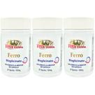 Kit 3 Ferro 180 Cápsulas - Rei Terra Kit 3 Ferro 180 Cápsulas - Rei Terra
