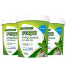 Kit 3 Fertilizante Forth Peters para Orquídeas 20-20-20 - 400 g