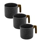 Kit 3 Fervedor Leiteira Antiaderente Cerâmica 14cm Indução Kit 3 Fervedor Leiteira Antiaderente Cerâmica 14cm Indução
