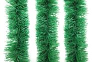Kit 3 Festão De Natal Verde Opaco 9cm x 2m Total 6 metros - Master Christmas Kit 3 Festão De Natal Verde Opaco 9cm x 2m Total 6 metros - Master Christmas