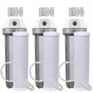 Kit 3 Filtro Agua 9 3/4 Ponto Uso Pou Carvão Ativado Carbon