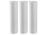 Kit 3 Filtro Refil Cartucho Polipropileno Liso 10 1 Micra