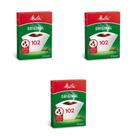 Kit 3 Filtros de Papel Melitta 102 com 30 unidades Kit 3 Filtros de Papel Melitta 102 com 30 unidades