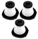 Kit 3 Filtros Hepa para Aspirador de Pó Philco Ph1100 Rapid Turbo Pas02c Pas02v