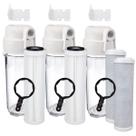 Kit 3 Filtros Triplo Plissado Bebida Artesanal Retira Cloro Cor Branco