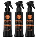 kit 3 Finalizador Haskell Encorpa Cabelo Engrossar fios 120 ML