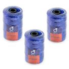 Kit 3 Fio Encala Torcido Azul Rolo 200gr Várias Bitolas Para Pesca Profissional Rede Tralha Tarrafa
