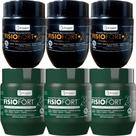 Kit 3 FisioFort Premium 240g + 3 Pomada FisioFort 240g