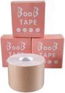 KIT 3 Fita Adesiva Levanta Seios Bege - Boop TAPE 5M BEGE - KIT 3 UND
