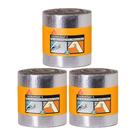 Kit 3 Fita Manta Asfáltica Alumínio Multiuso 10cm X 10m Sika