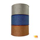 Kit 3 Fitas Cetim Lurex Cinderela Acabamento 38mm Laços Material Escolar Papelaria