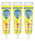 Kit 3 Fixtudo Bisnaga Branco 70g Quartzolit