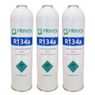 Kit 3 Fluido R134a Lata 950g Ar Cond Automotivo Geladeira
