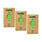 Kit 3 Foffs Esponja Vegetal de Celulose Banho Akora