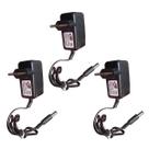 Kit 3 fontes de alimentação chaveada 12v 1a ms