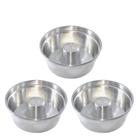 Kit 3 Forma Bolo Padaria Pudim Assadeira N 16 18 20 Em Aluminio