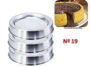 Kit 3 Formas 19 Ballerine Bolo Piscina Rebaixada Piscininha