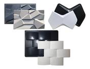 Kit 3 Formas 3D Gesso e Cimento ABS 1.5mm