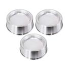 Kit 3 Formas Ballerine Alumínio Bolo Piscina Vulcão 22cm