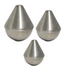 Kit 3 Formas de Alumínio Formato Pingo p/ Velas Artesanais Kit 3 Formas de Alumínio Formato Pingo p/ Velas Artesanais