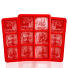 Kit 3 Formas De Gelo Silicone Yab Vermelho Cubo Grande Para Whisky Drinks Bar Cozinha