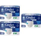 Kit 3 Fralda Descartavel Geriatrica Confort Master Pants