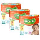 Kit 3 Fralda Descartável Infantil Hipopó Baby Hiper - Tamanho P M G XG XXG