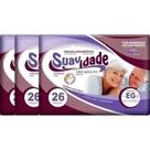 KIT 3 FRALDA GERIÁTRICA SUAVIDADE EG - 26 unidades