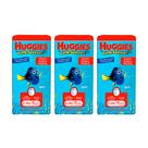 Kit 3 Fralda Huggies Little Swimmers Tamanho G/XG Pacote com 10 Fraldas Descartáveis