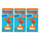 Kit 3 Fralda Huggies Little Swimmers Tamanho M/G com 10 Fraldas Descartáveis