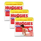Kit 3 Fralda Huggies Supreme Care Roupinha Max M 100 unidades Cada