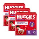Kit 3 Fralda Roupinha Huggies Supreme Care Tamanho G Pacote Jumbo 18 Fraldas Descartáveis Kit 3 Fralda Roupinha Huggies Supreme Care Tamanho G Pacote Jumbo 18 Fraldas Descartáveis