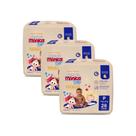 Kit 3 Fralda Turma da Mônica Baby Premium P com 26 Unidades