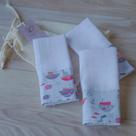 Kit 3 Fraldas de Boca com Saquinho Presenteável Ceci Petit Home