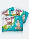 kit 3 fraldas scooby doo TAM G 30 unidades