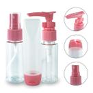 Kit 3 Frasco Higiene Spray Pump Bisnaga Viagem Creme Shampoo Kit 3 Frasco Higiene Spray Pump Bisnaga Viagem Creme Shampoo