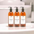 Kit 3 Frascos Âmbar Recipiente 500ml Minimalista Refil Luxo Kit 3 Frascos Âmbar Recipiente 500ml Minimalista Refil Luxo