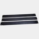 Kit 3 frente falsa rack servidores telecom 1u 19 polegadas