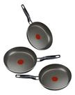 Kit 3 Frigideira Rochedo Robusta Grafite 30cm Antiaderente