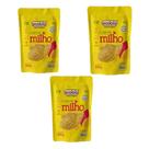Kit 3 Fubá De Milho Farinha Sem Glúten Vegano Ecobio 400g