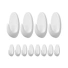 Kit 3 Gancho Adesivo Ambar P 500g Branco Com 4 Pçs Tekbond